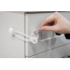 imageHome Safety MultiPurpose Adhesive Latch 3 Pack AwardWinning Brand Childproofing Lock No Tools Needed White