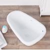 imagePotty Seat Trainer with Step Ladder Soft Cushioned Seat Adjustable Collapsible for Storage3in1 Bath Tub