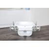 imagePotty Seat Trainer with Step Ladder Soft Cushioned Seat Adjustable Collapsible for StorageBath Seat
