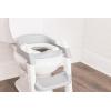 imagePotty Seat Trainer with Step Ladder Soft Cushioned Seat Adjustable Collapsible for StoragePotty Seat Trainer