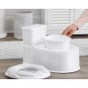 imagePotty Seat Trainer with Step Ladder Soft Cushioned Seat Adjustable Collapsible for StoragePotty Trainer