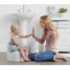 imagePotty Seat Trainer with Step Ladder Soft Cushioned Seat Adjustable Collapsible for StoragePotty Trainer