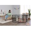 imageRegalo 194Inch Super Wide Adjustable Baby Gate and Play Yard 2In1 Bonus Kit 4 Count Pack of 1Black