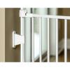 imageRegalo 194Inch Super Wide Adjustable Baby Gate and Play Yard 2In1 Bonus Kit 4 Count Pack of 1White