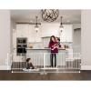 imageRegalo 194Inch Super Wide Adjustable Baby Gate and Play Yard 2In1 Bonus Kit 4 Count Pack of 1White