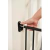 imageRegalo 2in1 Extra Tall Easy Swing Stairway and Hallway Walk Through Baby Gate Black 1 Count Pack of 1 405quotW x 36quotHBlack