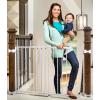 imageRegalo 2in1 Extra Tall Easy Swing Stairway and Hallway Walk Through Baby Gate Black 1 Count Pack of 1 405quotW x 36quotHWhite