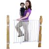 imageRegalo 2in1 Extra Tall Easy Swing Stairway and Hallway Walk Through Baby Gate Black 1 Count Pack of 1 405quotW x 36quotHWhite