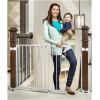 imageRegalo 2in1 Extra Tall Easy Swing Stairway and Hallway Walk Through Baby Gate Black 1 Count Pack of 1 405quotW x 36quotHWhite