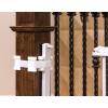 imageRegalo 2in1 Extra Tall Easy Swing Stairway and Hallway Walk Through Baby Gate Black 1 Count Pack of 1 405quotW x 36quotHWhite