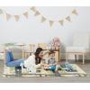 imageRegalo 77quotx71quot Extra Large Alphabet Play Mat for Babies and Toddlers Alphabet Animal and Object Learning Mat NonToxic Waterproof Foam Design Reversible Foldable for Easy Storage Wipe Clean GrayBaby My Play Mat