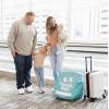 imageRegalo Airline Certified Travel Bag Award Winning Brand Durable Fabric Univerial GateCheck Fits All Car Seats and Most Strollers TurquoiseCompact Stretch Storage Pouch