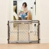 imageRegalo Easy Fit Plastic Adjustable Extra Wide Baby Gate 1 Count Pack of 1Plastic