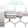 imageRegalo Easy Fit Plastic Adjustable Extra Wide Baby Gate 1 Count Pack of 1Plastic