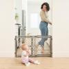 imageRegalo Easy Fit Plastic Adjustable Extra Wide Baby Gate 1 Count Pack of 1Plastic