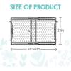 imageRegalo Easy Fit Plastic Adjustable Extra Wide Baby Gate 1 Count Pack of 1Plastic