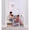 imageRegalo Easy Open 47Inch Super Wide Walk Thru Baby Gate Bonus Kit Includes 4Inch and 12Inch Extension Kit 4 Pack Pressure Mount Kit and 4 Wall Cups and Mounting Kit  11 Count Pack of 1Metal Gate