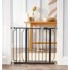 imageRegalo Easy Step 49Inch Extra Wide Baby Gate Includes 4Inch and 12Inch Extension Kit 4 Pack of Pressure Mount Kit and 4 Pack of Wall Mount KitBlack