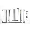 imageRegalo Easy Step 49Inch Extra Wide Baby Gate Includes 4Inch and 12Inch Extension Kit 4 Pack of Pressure Mount Kit and 4 Pack of Wall Mount KitBlack