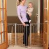 imageRegalo Easy Step 49Inch Extra Wide Baby Gate Includes 4Inch and 12Inch Extension Kit 4 Pack of Pressure Mount Kit and 4 Pack of Wall Mount KitPlatinum