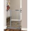 imageRegalo Easy Step 49Inch Extra Wide Baby Gate Includes 4Inch and 12Inch Extension Kit 4 Pack of Pressure Mount Kit and 4 Pack of Wall Mount KitPlatinum