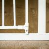 imageRegalo Easy Step 49Inch Extra Wide Baby Gate Includes 4Inch and 12Inch Extension Kit 4 Pack of Pressure Mount Kit and 4 Pack of Wall Mount KitWhite