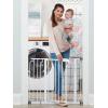imageRegalo Easy Step 49Inch Extra Wide Baby Gate Includes 4Inch and 12Inch Extension Kit 4 Pack of Pressure Mount Kit and 4 Pack of Wall Mount KitWhite