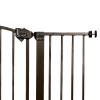 imageRegalo Easy Step Extra Tall Arched Dcor Walk Thru Baby Gate Includes 4Inch Extension Kit 4 Pack Pressure Mount Kit and 4 Pack Wall Mount Kit Bronze 36Inches Tall Pack of 1
