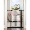 imageRegalo Easy Step Extra Tall Arched Dcor Walk Thru Baby Gate Includes 4Inch Extension Kit 4 Pack Pressure Mount Kit and 4 Pack Wall Mount Kit Bronze 36Inches Tall Pack of 1