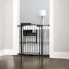 imageRegalo Home Accents Extra Wide Walk Thru Baby Gate Includes Dcor Hardwood 4Inch Extension Kit 4Inch Extension Kit 4 Pack of Pressure Mount Kit and 4 Pack of Wall Cups and Mounting KitBronze  2935w X 30h