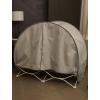 imageRegalo My Cot Twin Portable Toddler Bed Includes Fitted Sheet GrayCanopy