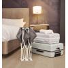 imageRegalo My Cot Twin Portable Toddler Bed Includes Fitted Sheet GrayCanopy