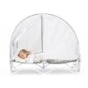 imageRegalo My Cot Twin Portable Toddler Bed Includes Fitted Sheet GrayCanopy