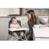imageRegalo My High Chair Portable Travel Fold ampamp Go Highchair Indoor and Outdoor Bonus Kit Includes Tray with Cup Holder GreyFold  Go  Grey