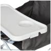 imageRegalo My High Chair Portable Travel Fold ampamp Go Highchair Indoor and Outdoor Bonus Kit Includes Tray with Cup Holder GreyFold  Go Booster  Gray