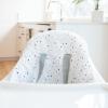 imageRegalo My High Chair Portable Travel Fold ampamp Go Highchair Indoor and Outdoor Bonus Kit Includes Tray with Cup Holder GreyHigh Chair wJelly Bean Seat pad