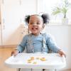 imageRegalo My High Chair Portable Travel Fold ampamp Go Highchair Indoor and Outdoor Bonus Kit Includes Tray with Cup Holder GreyHigh Chair wJelly Bean Seat pad