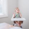 imageRegalo My High Chair Portable Travel Fold ampamp Go Highchair Indoor and Outdoor Bonus Kit Includes Tray with Cup Holder GreyRegalo High Chair