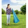 imageRegalo My Play Deluxe Portable Play Yard Indoor and OutdoorIncludes a Full Canopy Aqua 6Panel8 Panel  Canopy