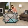 imageRegalo My Play Deluxe Portable Play Yard Indoor and OutdoorIncludes a Full Canopy Aqua 6PanelAqua