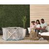 imageRegalo My Portable Play Yard Indoor and Outdoor Washable WhiteGrayTeal 6Panel
