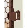 imageRegalo Plastic 192Inch Super Wide Adjustable Baby Gate and Play Yard 2In1 Bonus Kit Includes 4 Pack of Wall Mounts4 Count Pack of 1Brown w Door