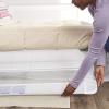 imageRegalo Swing Down Double Sided Bed Rail Guard with Reinforced Anchor Safety SystemPack of 243 Inch 2 Pack