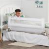 imageRegalo Swing Down Double Sided Bed Rail Guard with Reinforced Anchor Safety SystemPack of 254 Inch