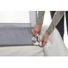 imageRegalo Swing Down Double Sided Bed Rail Guard with Reinforced Anchor Safety SystemPack of 254 Inch Gray Hideaway
