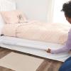 imageRegalo Swing Down Double Sided Bed Rail Guard with Reinforced Anchor Safety SystemPack of 254 Inch Hideaway