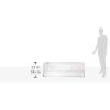 imageRegalo Swing Down Double Sided Bed Rail Guard with Reinforced Anchor Safety SystemPack of 254 Inch Hideaway