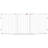 imageRegalo 194Inch Super Wide Adjustable Baby Gate and Play Yard 2In1 Bonus Kit 4 Count Pack of 1White