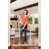 imageRegalo Easy Open 47Inch Super Wide Walk Thru Baby Gate Bonus Kit Includes 4Inch and 12Inch Extension Kit 4 Pack Pressure Mount Kit and 4 Wall Cups and Mounting Kit  11 Count Pack of 1Metal Gate