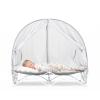 imageRegalo My Cot Twin Portable Toddler Bed Includes Fitted Sheet GrayCanopy